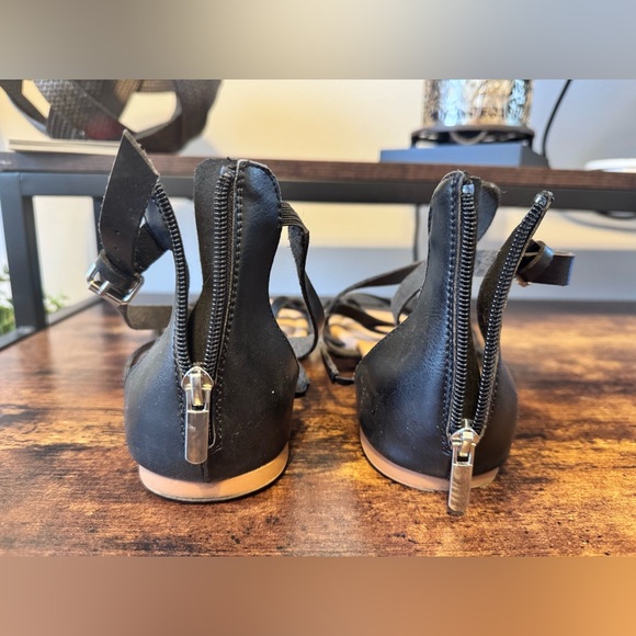 Torrid black gladiator style sandal Size 11.5ww - Picture 8 of 11